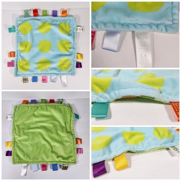 Mixed Lot 2 Lovey Security Blanket Baby Starters Taggies Plush Rattle Crib Toy - Picture 8 of 16